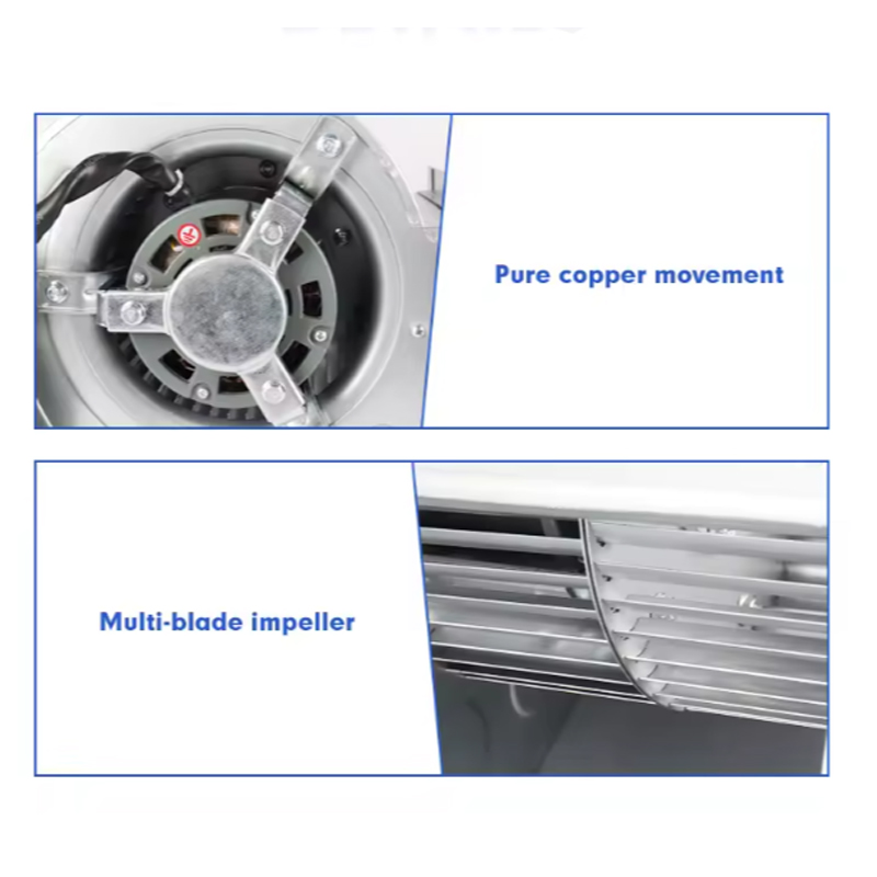 230V 160mm ব্যাস এসি বাহ্যিক রটার মোটর মিনি আকারের সেন্ট্রিফিউগাল ফ্যান